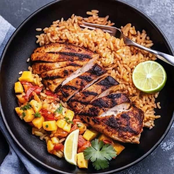 Creamy Cajun Chicken and Rice Bowls