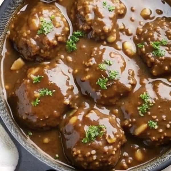 Salisbury steak and gravy