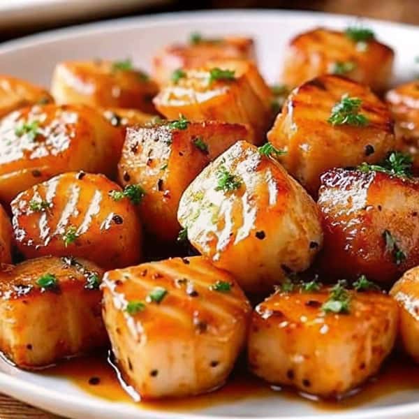 air fryer honey garlic salmon bites