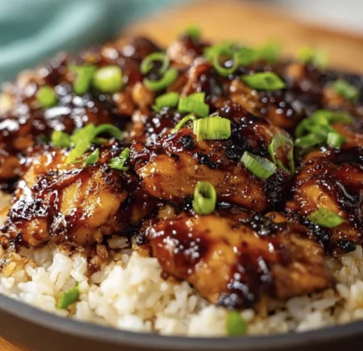 Honey BBQ Chicken Rice