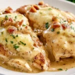 Texas roadhouse smothered chicken with jack cheese